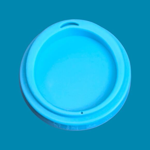 2011 Caribou Coffee Polka Dot Ceramic 13 Oz. Coffee Tea CoCo Mug with Lid - Picture 6 of 7